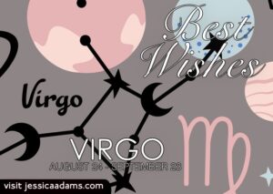 Astrología eCard VIRGO Mis mejores deseos 300x213 - La Luna Nueva en Virgo 2022