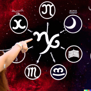 DALL·E 2022 11 07 11.38.35 ¿Por que la gente cree en la astrologia